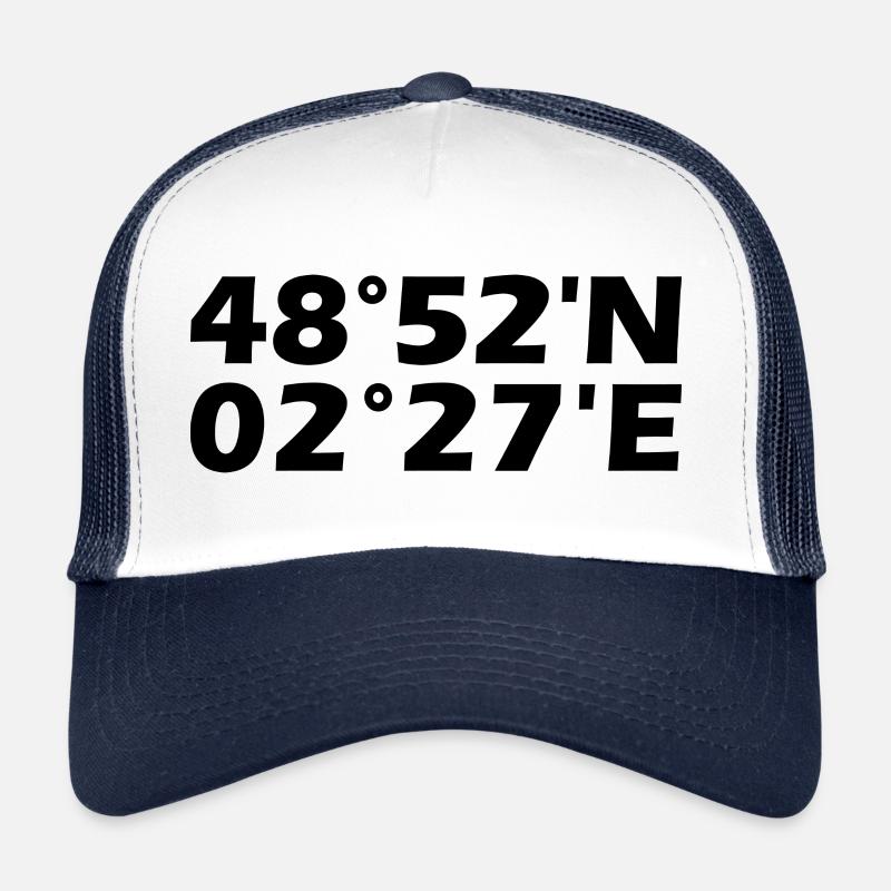 Montreuil coordinates Trucker Cap