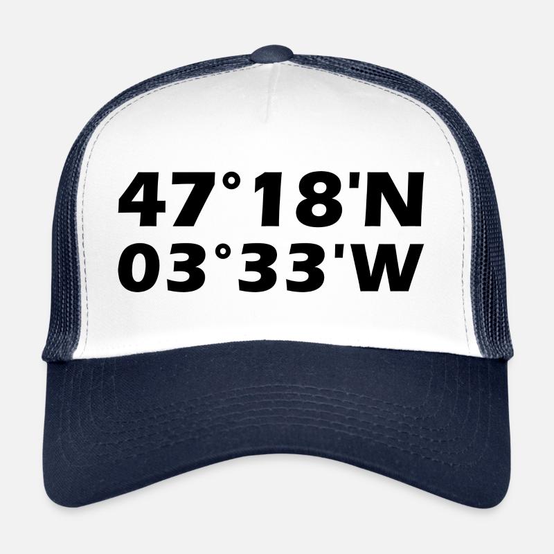 Coordonnées d’Angers Casquette trucker 