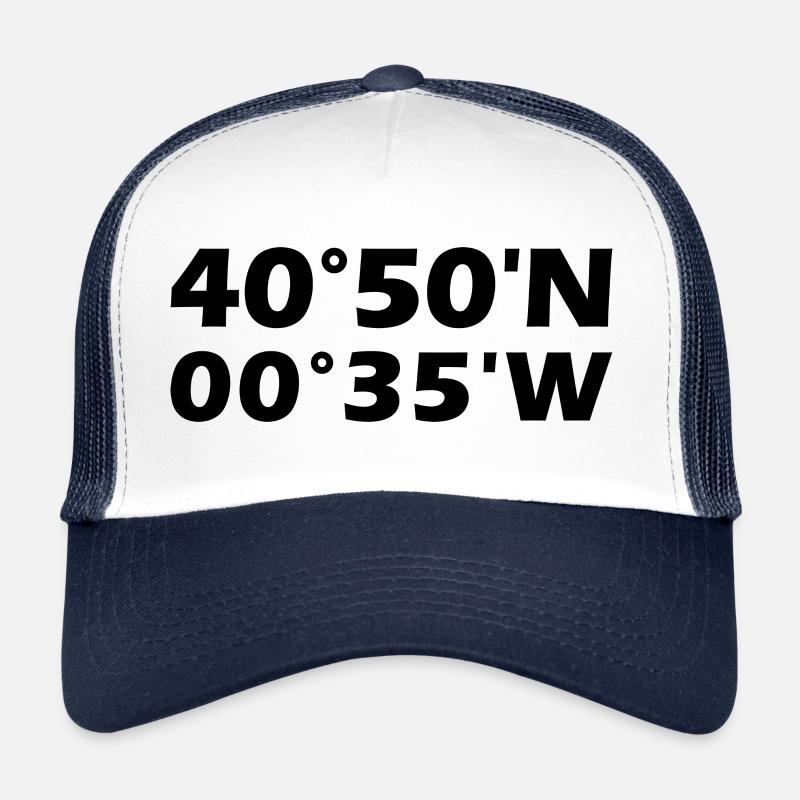 Coordonnées de Bordeaux Casquette trucker 