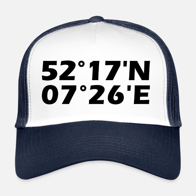 Rheine coordinates Trucker Cap