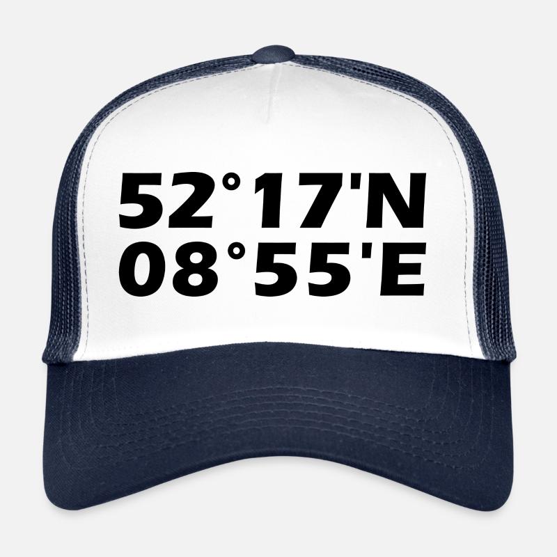 Minden coordinates Trucker Cap