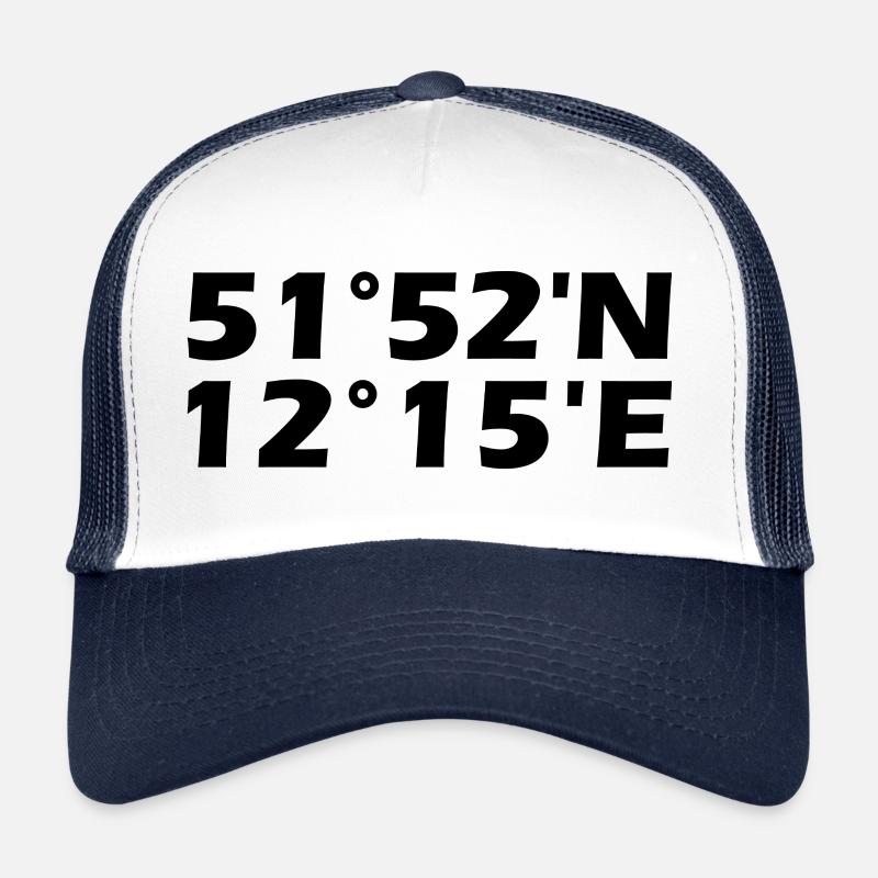 Coordonnées de Dessau-Roßlau Casquette trucker 