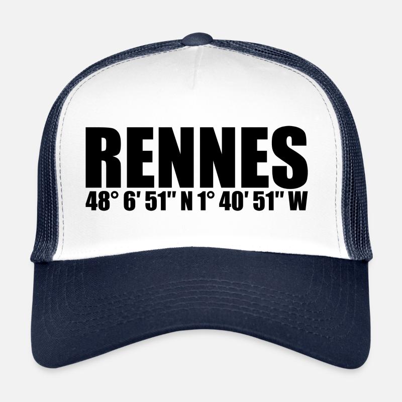 Coordonnées de Rennes Casquette trucker 