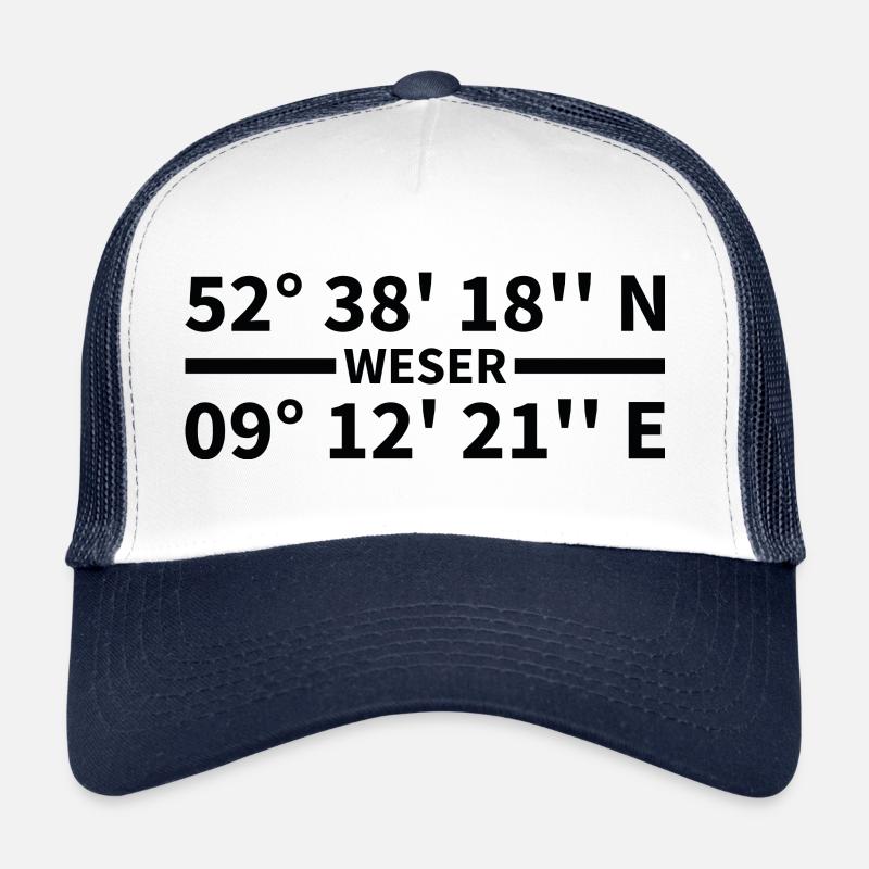 Coordonnées de la Weser Casquette trucker 