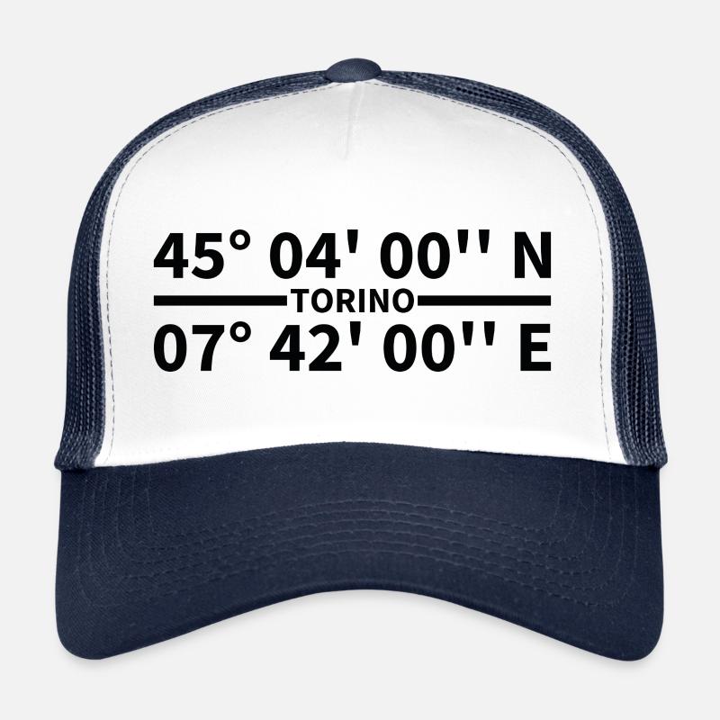 Coordonnées de Turin Casquette trucker 