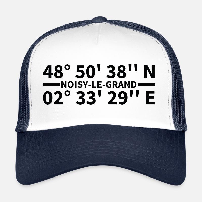 Noisy-le-Grand coordinates Trucker Cap
