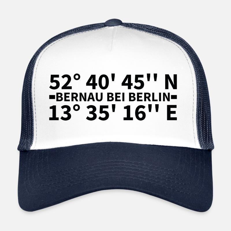 Coordonnées de Bernau bei Berlin Casquette trucker 