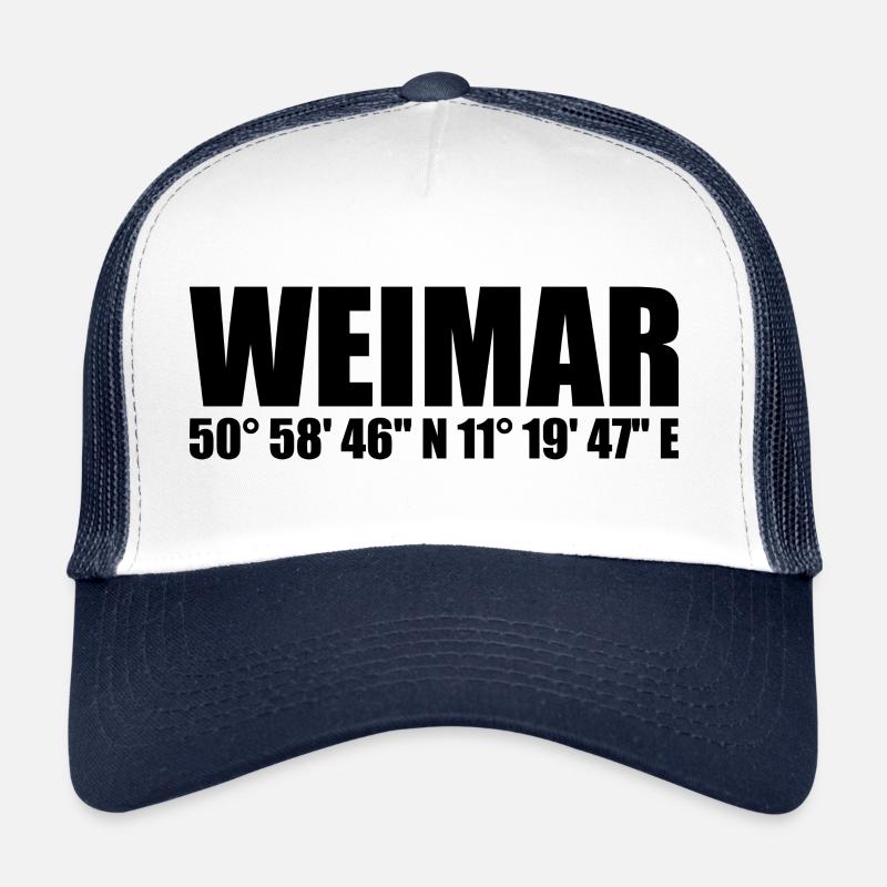 Weimar Koordinaten Trucker Cap