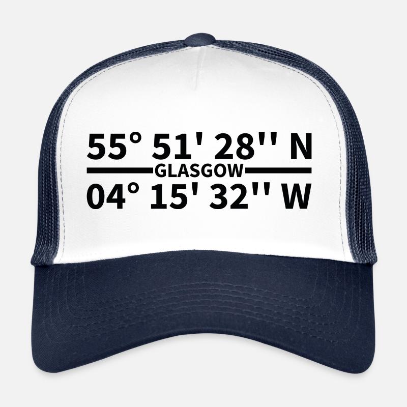 Coordonnées de Glasgow Casquette trucker 