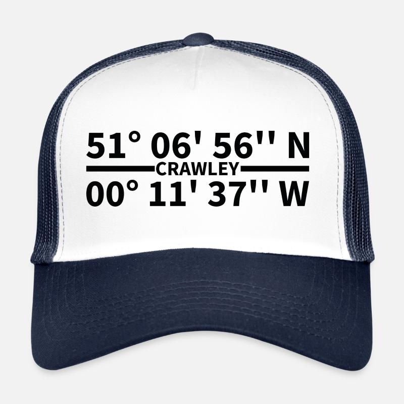 Crawley Koordinaten Trucker Cap