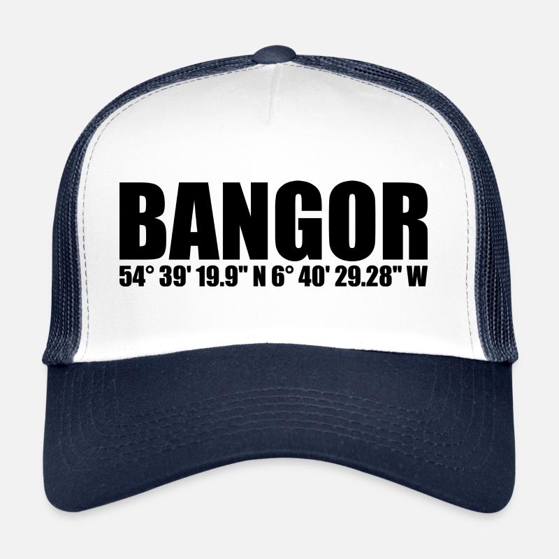 Bangor coordinates Trucker Cap