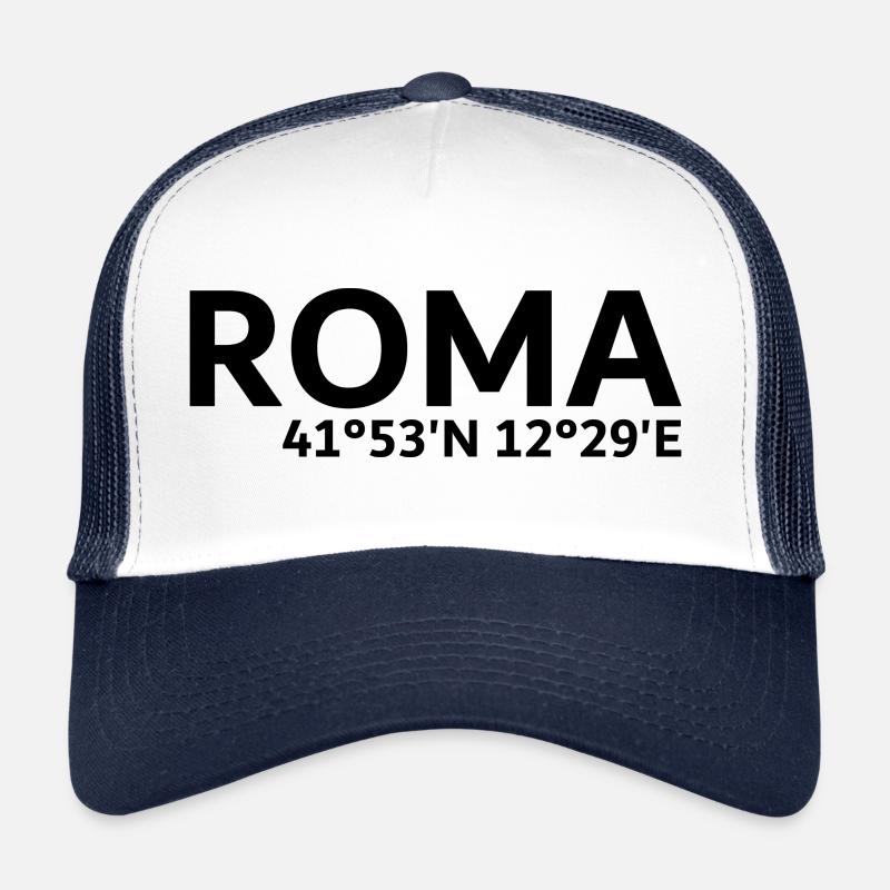 Coordonnées roms Casquette trucker 