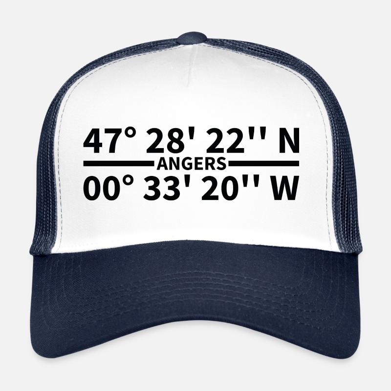 Coordonnées d’Angers Casquette trucker 