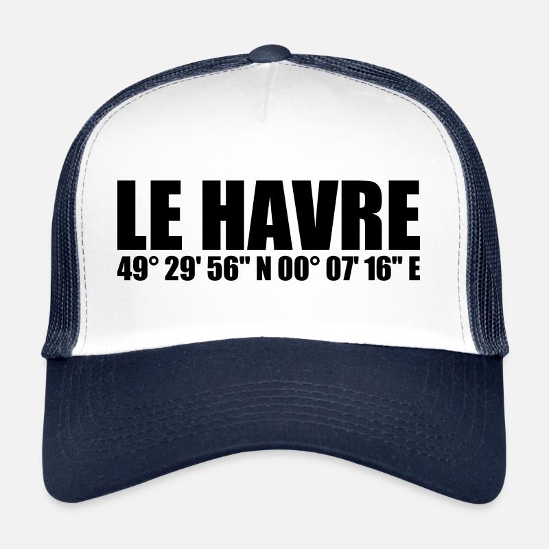 Coordonnées du Havre Casquette trucker 