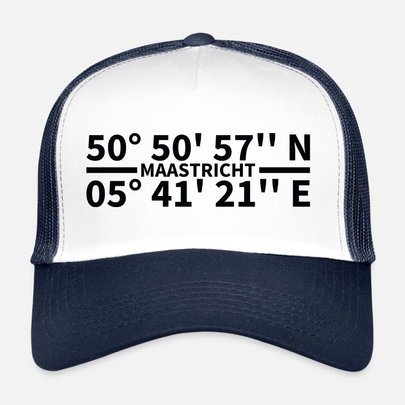 Coordonnées de Maastricht Casquette trucker 
