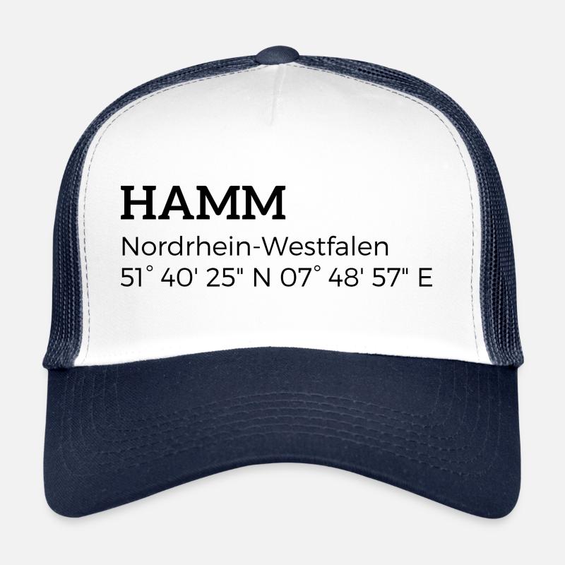 Hamm, North Rhine-Westphalia coordinates Trucker Cap
