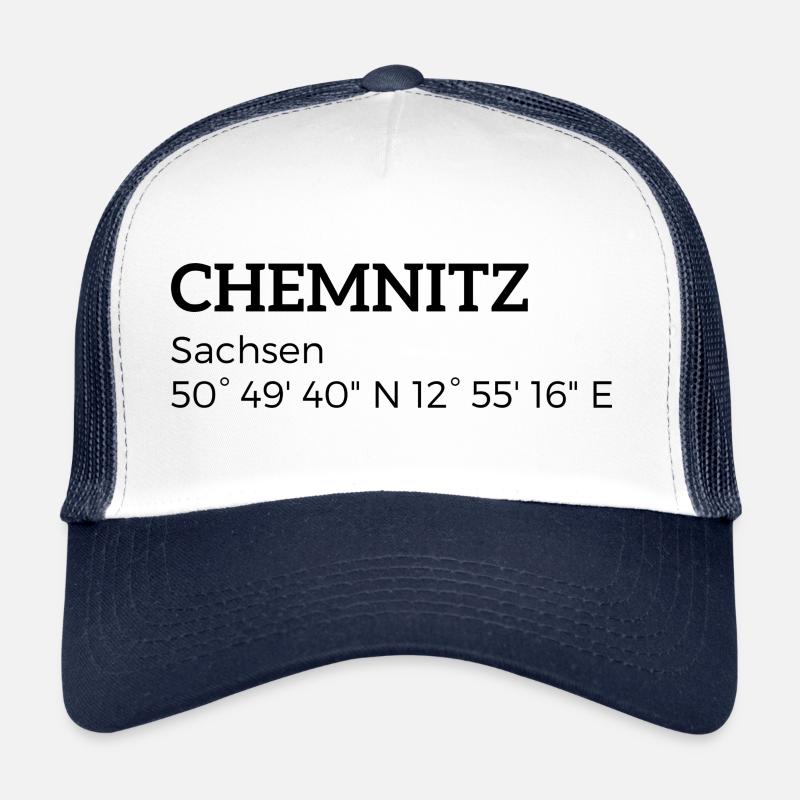 Chemnitz Saxony coordinates Trucker Cap