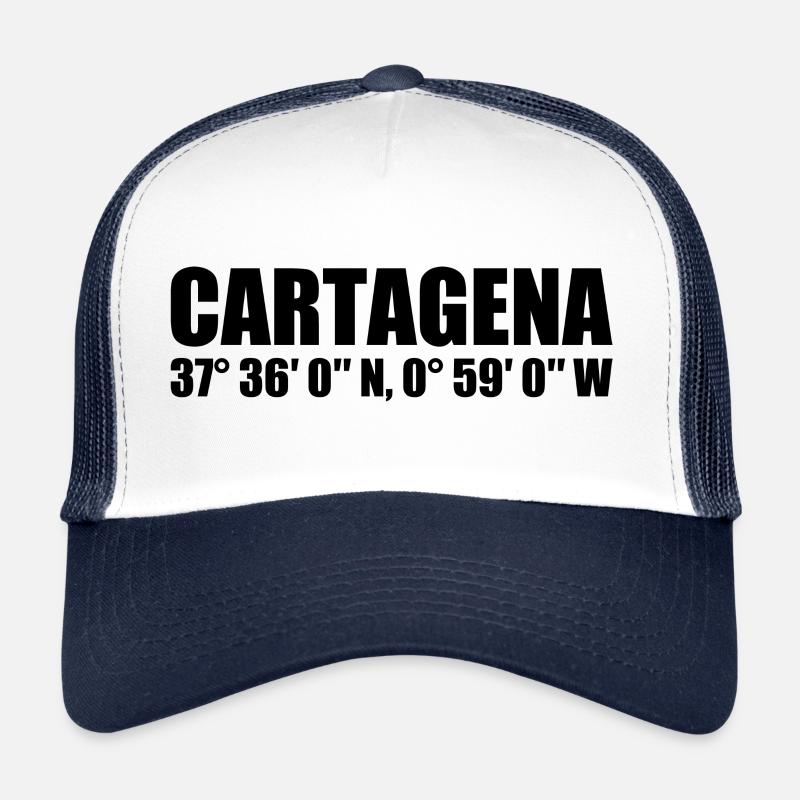 Cartagena Koordinaten Trucker Cap