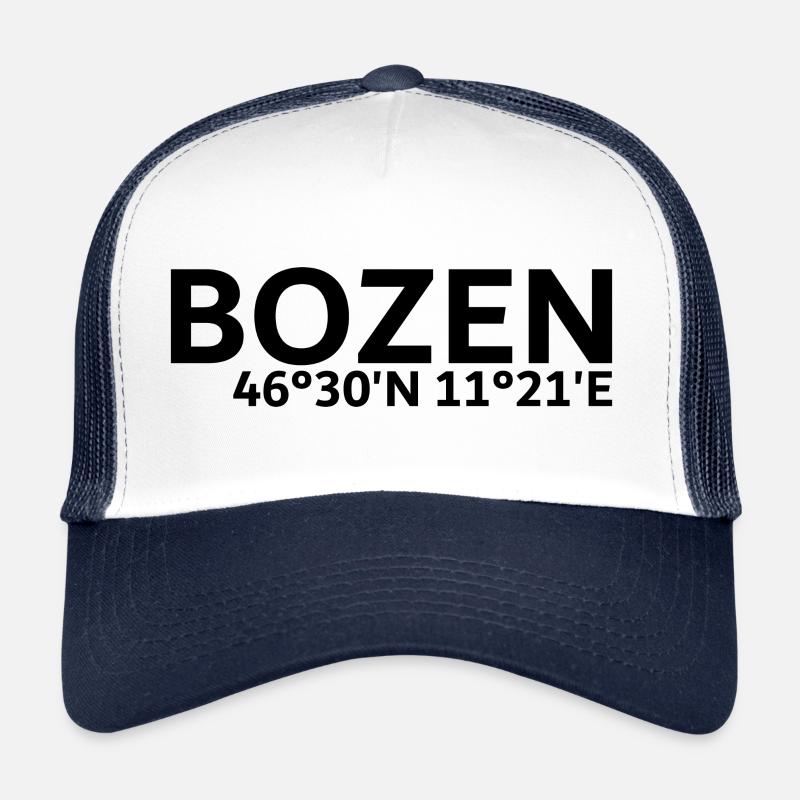 Coordonnées de Bolzano Casquette trucker 