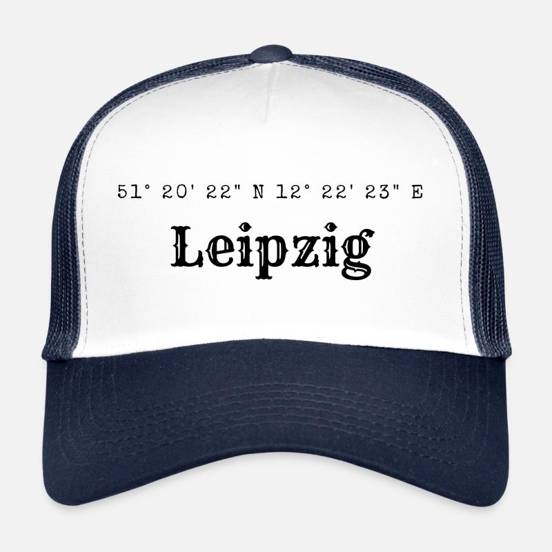 Leipzig coordinates Trucker Cap