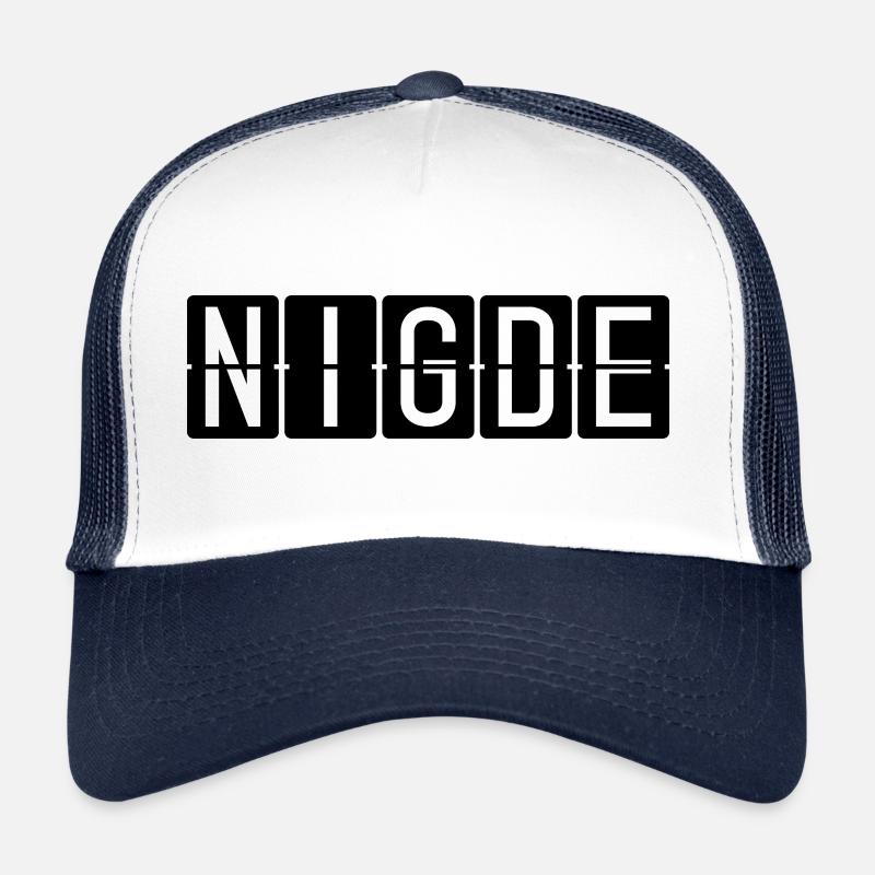 Panneau de l’aéroport de Niğde Casquette trucker 