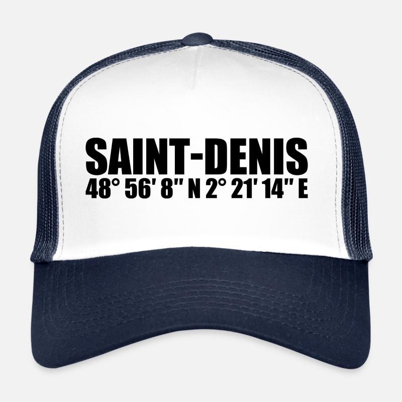 Coordonnées de Saint-Denis Casquette trucker 