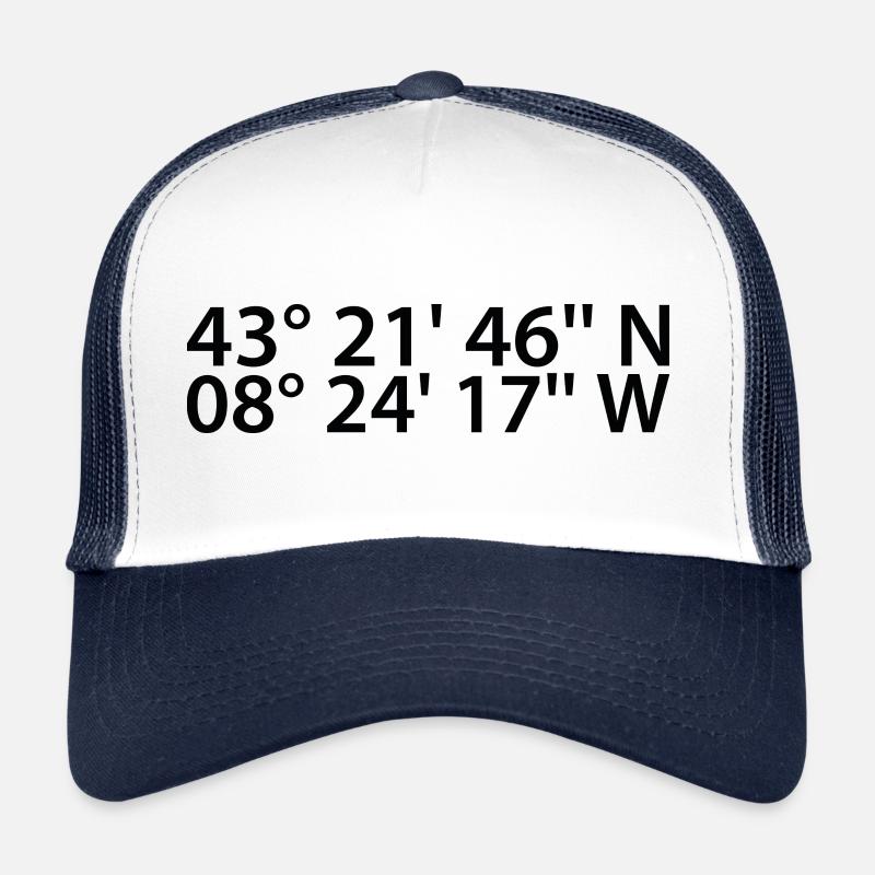 A Coruña coordinates Trucker Cap