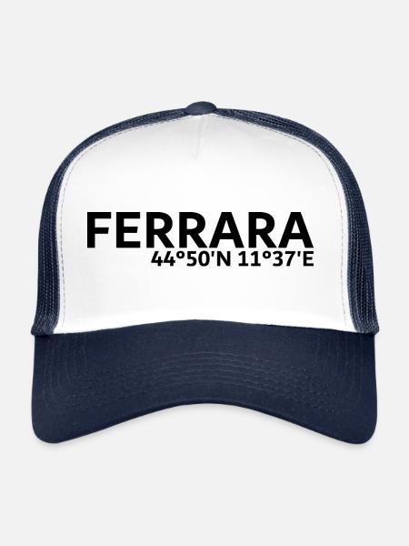 Ferrara coordinates - Trucker Cap - white/navy - Front