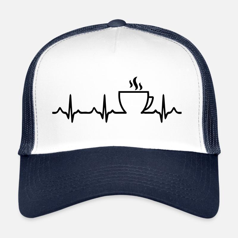Kaffee-Herzschlag Trucker Cap
