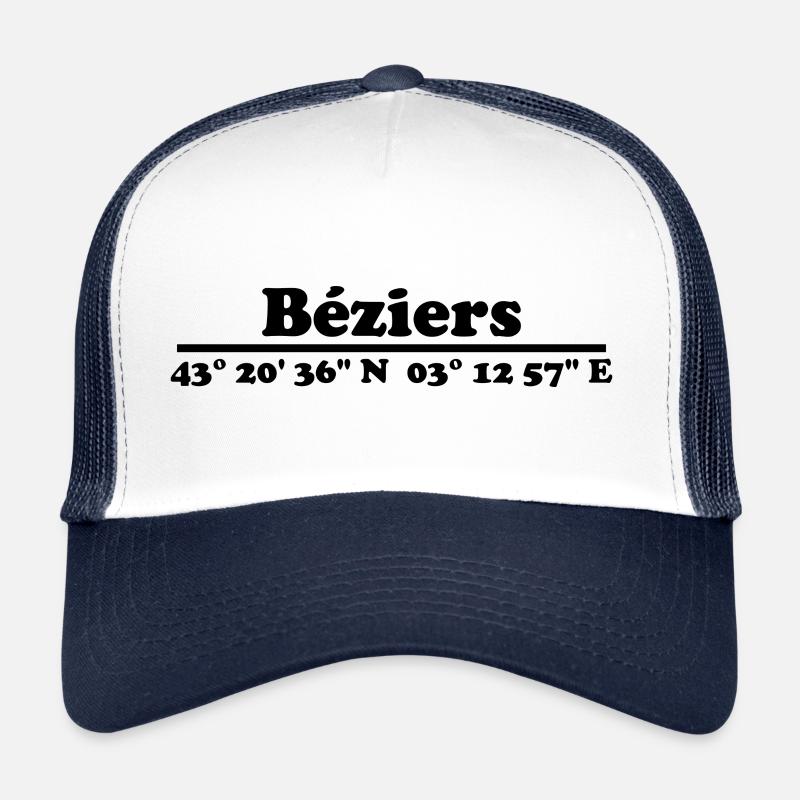Coordonnées de Béziers Casquette trucker 