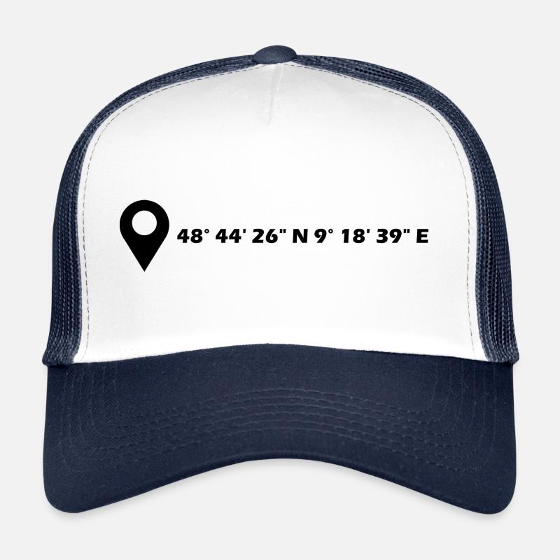 Coordonnées d’Esslingen am Neckar Casquette trucker 