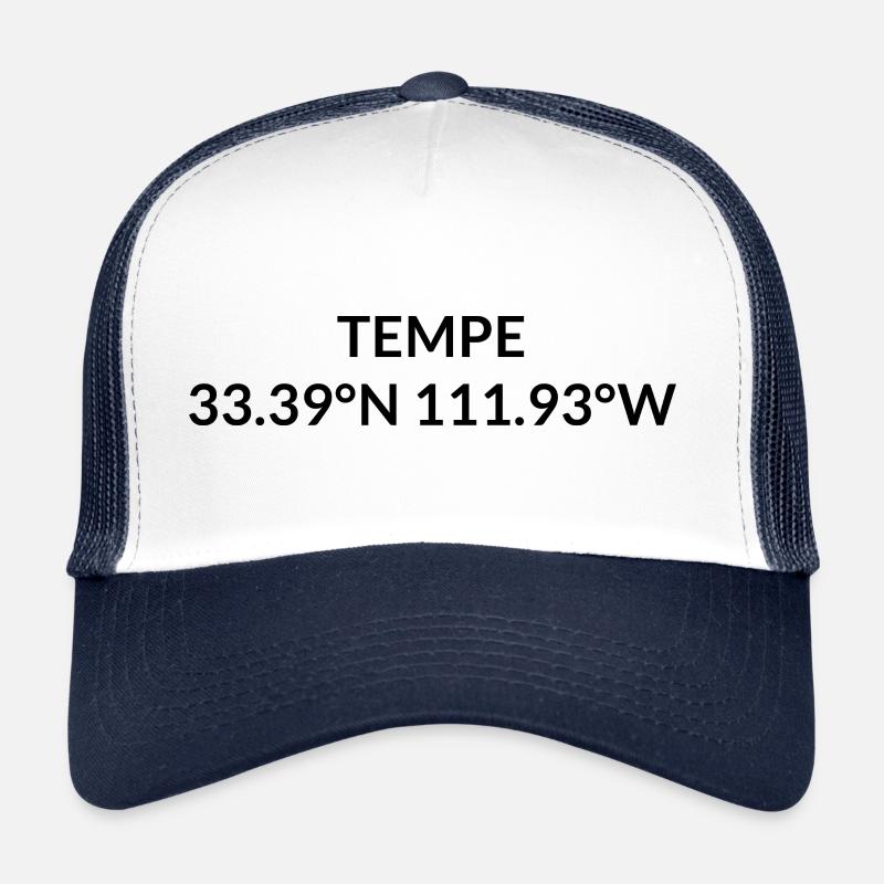 Tempe, Arizona, USA Coordinates Trucker Cap