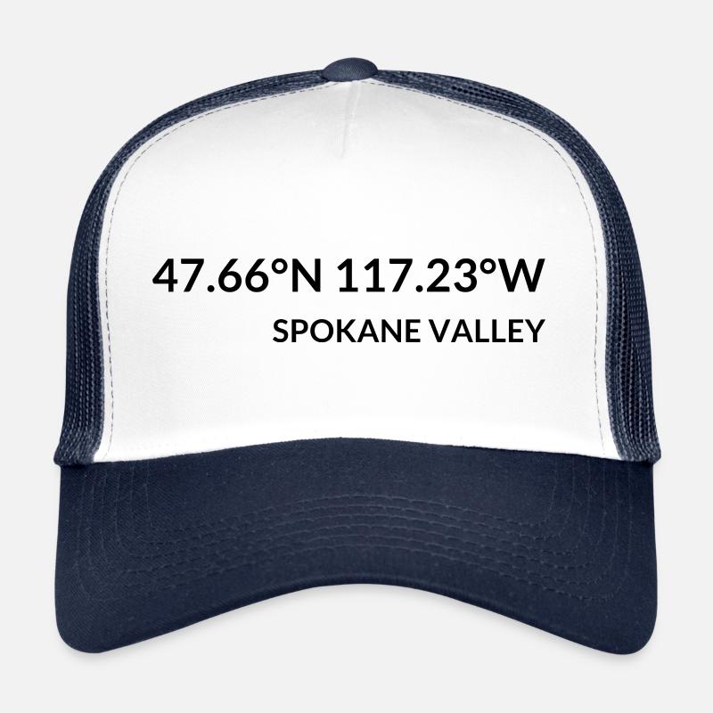 Coordonnées de Spokane Valley, Washington, États-Unis Casquette trucker 