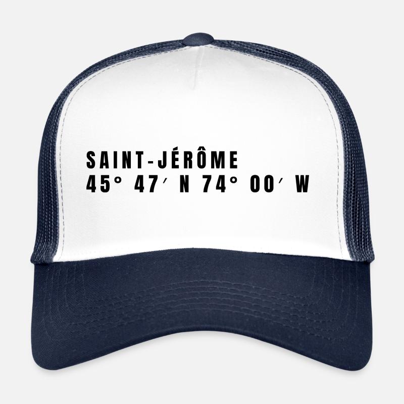 Saint-Jérôme, Canada Coordinates Trucker Cap