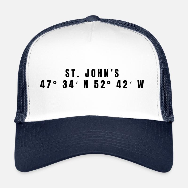 Coordonnées de St. John’s Canada Casquette trucker 