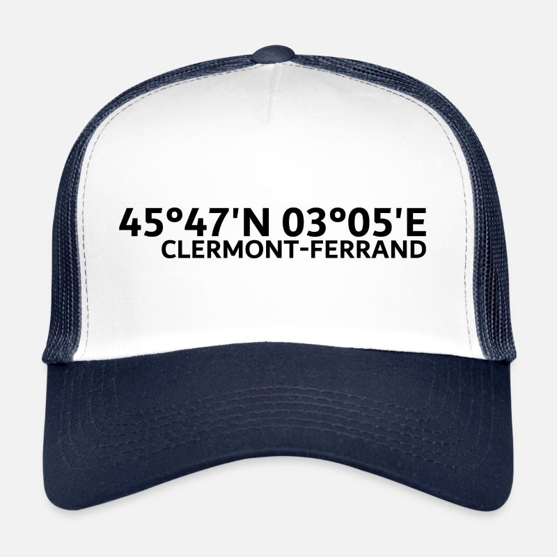 Coordonnées clermont-ferrand Casquette trucker 