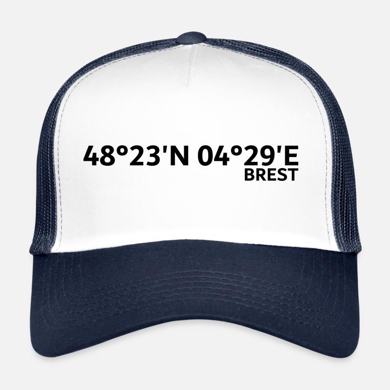 Brest Coordinates Trucker Cap