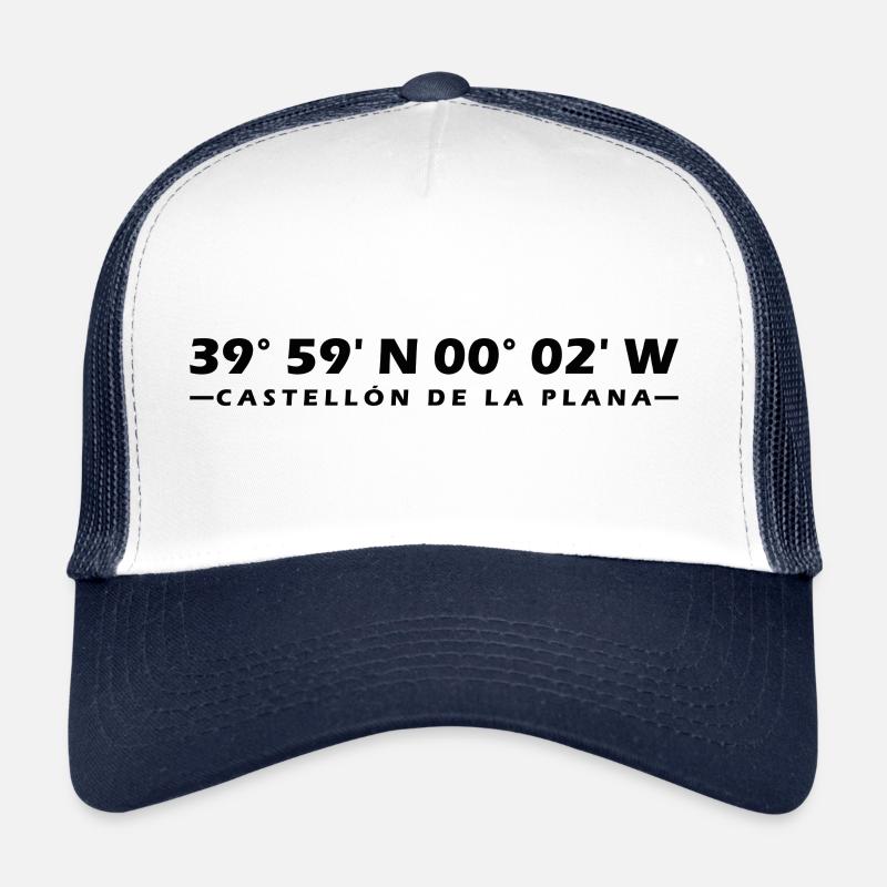 Castellón de la Plana coordinates Trucker Cap