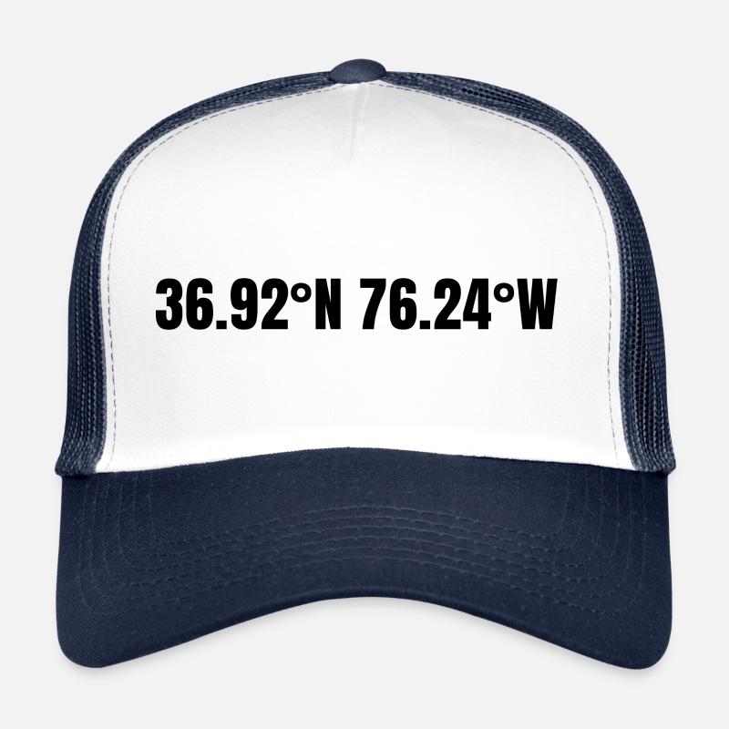 Norfolk, Virginie, États-Unis Coordonnées Casquette trucker 