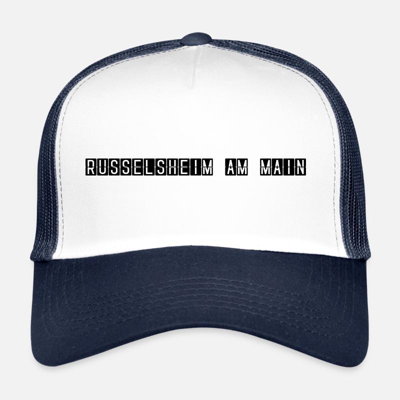 Rüsselsheim am Main Flughafentafel Trucker Cap