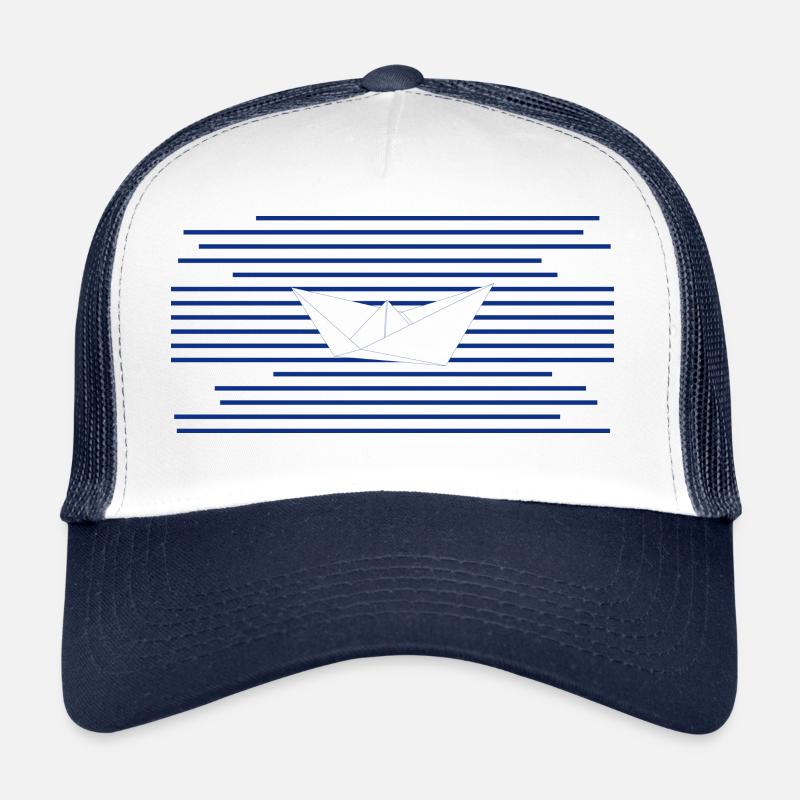 Bateau sur l'eau Casquette trucker 