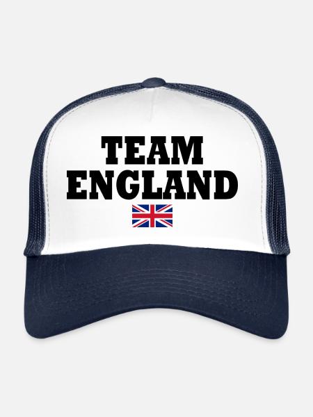 Team england - Casquette trucker  - blanc/marine - Devant