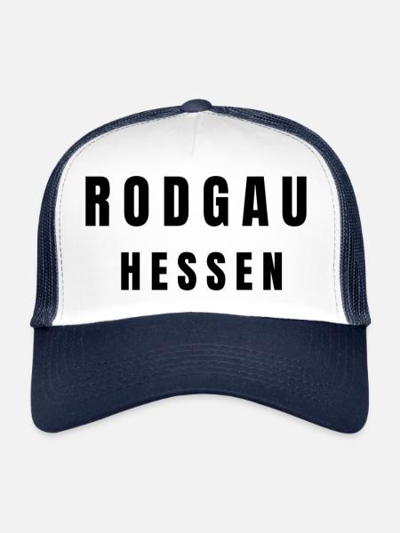 Rodgau, Hesse - Casquette trucker  - blanc/marine - Devant