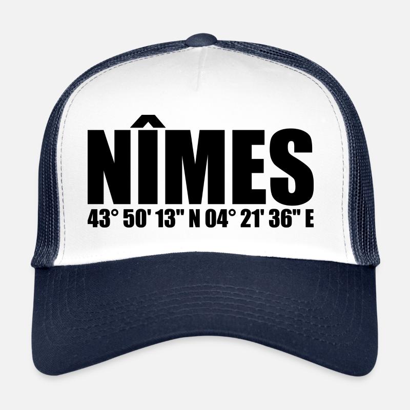 Coordonnées de Nîmes Casquette trucker 