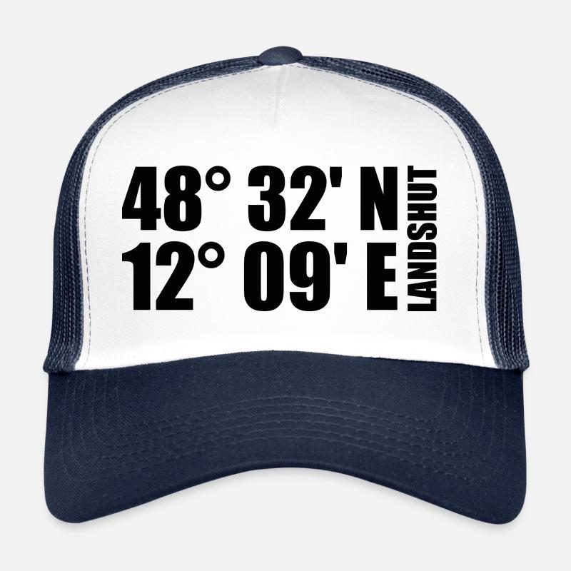 Landshut coordinates Trucker Cap