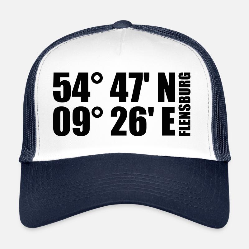 Flensburg coordinates Trucker Cap