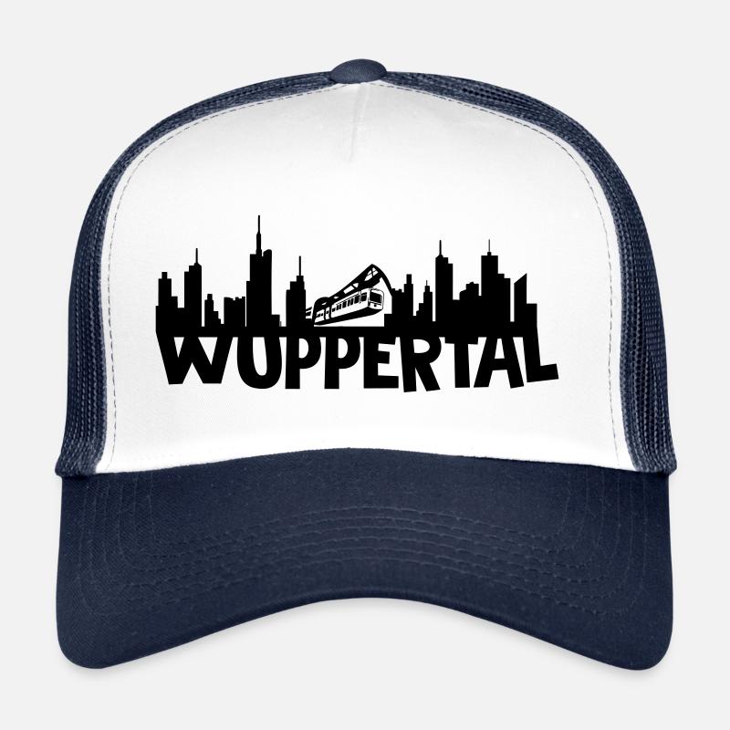 horizon Wuppertal - Casquette trucker  - blanc/marine
