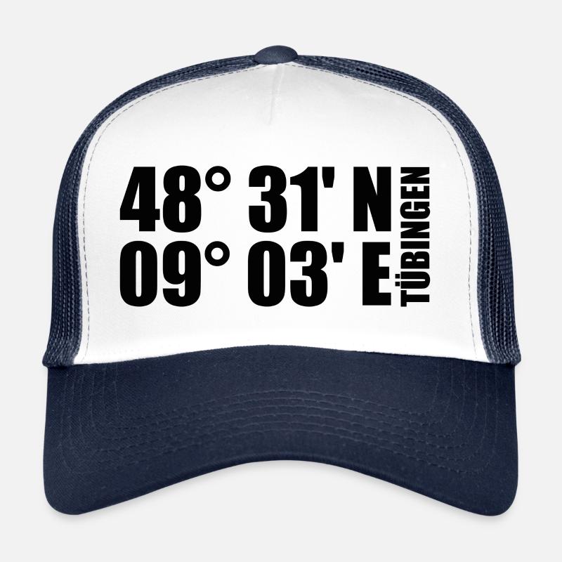 Coordonnées de Tübingen Casquette trucker 