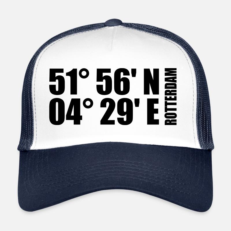 Coordonnées de Rotterdam Casquette trucker 