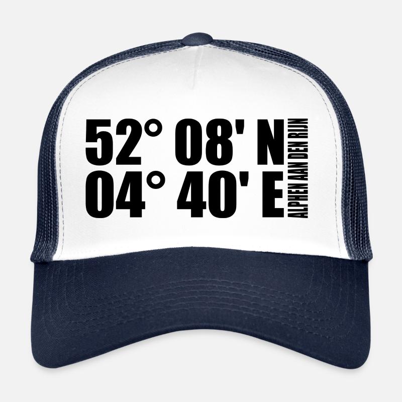 Coordonnées de Alphen aan den Rijn Casquette trucker 